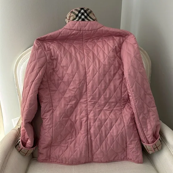 Burberry Size Small Light Pink Classic Jacket